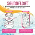 thumbnail image 4 of SoundFloat Inflatable Pool Lounger with Bluetooth 5 IPX7 Waterproof Speaker, Cup Holder, Floating Pool Chair for Adults, Pool Float for Pool Parties & Backyard Relaxation, 4 of 7