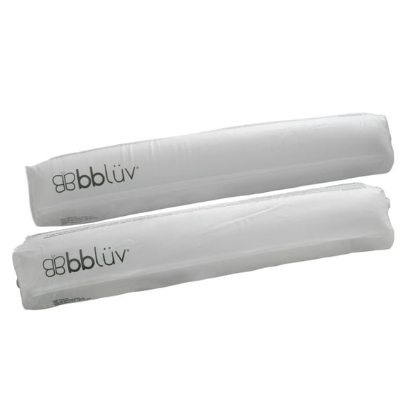Bbluv Bumps Lightweight and Portable Toddler Safety Bed Rails, 2-Pack, White