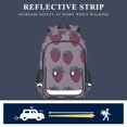 thumbnail image 5 of FORMRS School Backpack 17" Student Travel Bag with Laptop Compartment, Cartoon Strawberry, 5 of 7