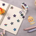 thumbnail image 4 of 500 pegatinas de recompensa autoadhesivas brillantes - Pegatinas de estrellas holográficas impermeables de 2,5 cm - Pegatinas espaciales del universo brillante - Pegatinas de recompensa para niños, 4 of 8