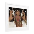 thumbnail image 2 of Stupell Industries Contemporary Gold Headphones Glam Female White Framed Print Under Glass, 16 x 13, by Franklyn Gregory, 2 of 8