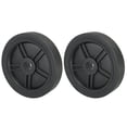thumbnail image 1 of Unique Bargains 6" Universal Air Compressor Wheel with 0.8" Hole for Easy Mobility, Black 2 Pack, 1 of 5