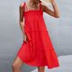 thumbnail image 2 of Vestido de tirantes de verano para mujer Vestido casual sólido sin mangas Fridja  hj2130, 2 of 6