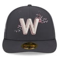 thumbnail image 2 of Men's New Era Graphite Washington Nationals 2022 City Connect Low Profile 59FIFTY Fitted Hat, 2 of 6