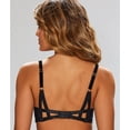 thumbnail image 4 of Dita Von Teese BLACK/NUDE Dahlia Cage Bra, US 30B, 4 of 4