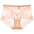 thumbnail image 5 of Fewfanhot Women's Lace High-Waisted Briefs Breathable Floral Lace Panties Stretch Fit Elegant Comfy Underwear for Daily & Special Occasions, Plus Size Available, 5 of 5