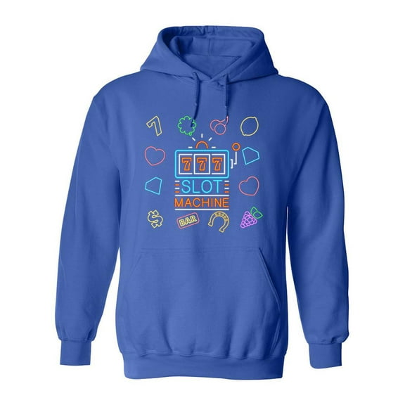 777 Slot Machine Hoodie Women -SPIdeals Designs, Female Large