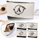 thumbnail image 5 of Initial Bolsa de Maquillaje Bolso de Mano Lienzo Impreso Inicial Bolsa de Maquillaje de la Mujer Bolsa de Llave Bolsa de Almacenamiento Adecuado para Todas las Niñas, 5 of 5