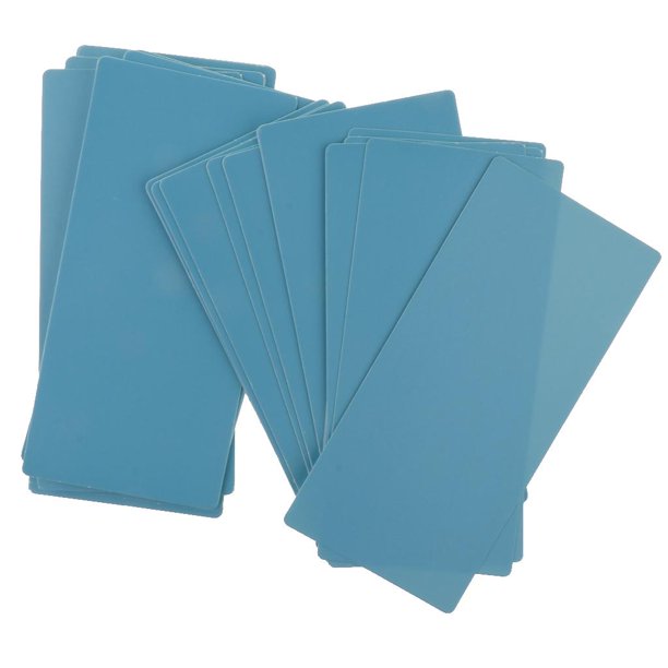 Etiquetas Multifuncionales Yotijar 50pcs papel Kraft azul Etiquetas de Navidad