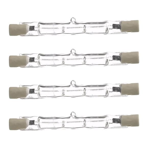 Guardoinrt Lot de 4 Ampoules R7s 118mm 230W à Intensité Réglable, J118 2700K Blanc Chaud Lumière : Sécurité 200V4560LM2700K Blanc Chaud, Projecteur Linéaire Éclairage de Paysage pour Plancher Travail