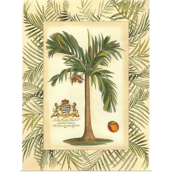 Great BIG Canvas | Rolled Vision Studio Poster Print entitled Palm in Bamboo III