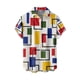 thumbnail image 1 of Summer New Men's Printed Slim Fit Shirt Large Fashion Casual Short Sleeve Shirt MenL, 1 of 4