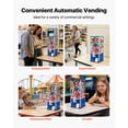 thumbnail image 4 of 25" Height Gumball Machine for Kids Home & Commercial Use, Coin Operated Capsule Toy Vending Dispenser, Holds Up to 230 Capsules 1.77–2.3 Inch Candy Bouncy Balls Arcade Prize Machine Blue, 4 of 8