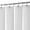 White, variant on Mrs Awesome White Fabric Shower Curtain Liner Microfiber Cloth with 3 Magnets -Waterproof, 72"x72"