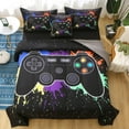 thumbnail image 2 of Twin Gamer Comforter Set 6-Piece 3D Video Game Bedding with Microfiber Sheets Pillowcases for Kids Boys Girls, 2 of 7