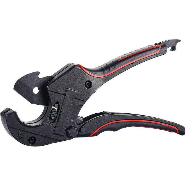 Pipe Cutter for Labor-saving Blade & Non-slip Grip, Versatile Cutter & Safe Design, Clean Cut & Ergonomic Handle for PVC, CPVC, PE, PPR, PEX, Rubber Pipes, Wide Application (63mm)