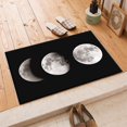thumbnail image 1 of Moon Area Rugs Crescent to Full Moon Carpet Non-Slip Doormat for Living Room Bedroom Kitchen Floor Mat,(1'4"x2'), 1 of 7
