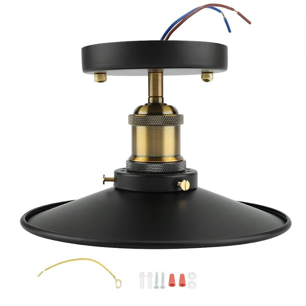 Lámpara colgante de techo vintage E27, luz colgante, iluminación de pasillo, decoración, corta