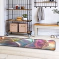 thumbnail image 6 of Abstract Waves Curves Runner Rug Ares Rug Non-Slip Laundry Rug 72×24 inch Soft Washable for Bedroom Bathroom Kitchen Living Room, 6 of 6