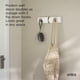 thumbnail image 5 of Perchero de pared Umbra con 3 ganchos, 5 of 8