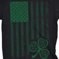 thumbnail image 2 of Mens Celtic USA Flag T Shirt Clover Graphic Cool Saint Patricks Day Tee for Guys Graphic Tees, 2 of 9