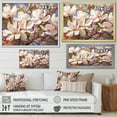 thumbnail image 4 of Designart "Whte Pink Magnolias Magnolia euphony" Floral Floater Framed Canvas Art Print, 4 of 7