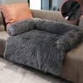 thumbnail image 1 of Square Dog Bed Fluffy Plush Dog Mat For Furniture Protector With Removable Washable Cover For Large Medium Small Dogs And Cats, 1 of 1
