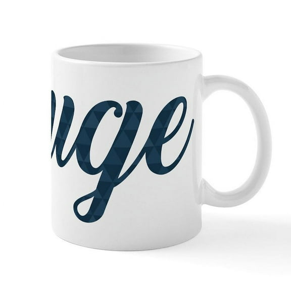 CafePress - Rouge Pattern - 11 oz Ceramic Mug - Novelty Coffee Tea Cup