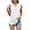 White, variant on Tiqkatyck Tank Tops for Women Trendy Women's 2025 Spring and Summer New Solid Color V Neck Button Sleeveless Chiffon Vest Women's Vest Sleeveless Tunic Tops Summer Tops for Women Black L