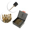 thumbnail image 4 of SHAR 60Pcs High Speed Steel Twist Drill Bits Tool Set Drill Bits Kit Black Iron Box Packing, 4 of 14