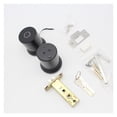 thumbnail image 4 of Smart Fingerprint Digit Round Knob Black C-level Security Key Electronic Door Lock APP To Unlock ,Security Locking, 4 of 7