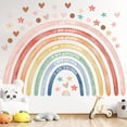 thumbnail image 1 of Adhesivo de pared CODOHI Watercolor Rainbow con cita inspiradora, 1 of 7
