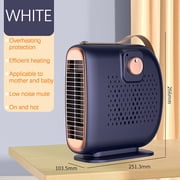 potrochi Space Heater, Portable Mini Heater for Home and Office, Energy-Efficient Small Space Heater with Overheating Protection, Retro Heater for Bedroom, Camping Tent, RV Trailer