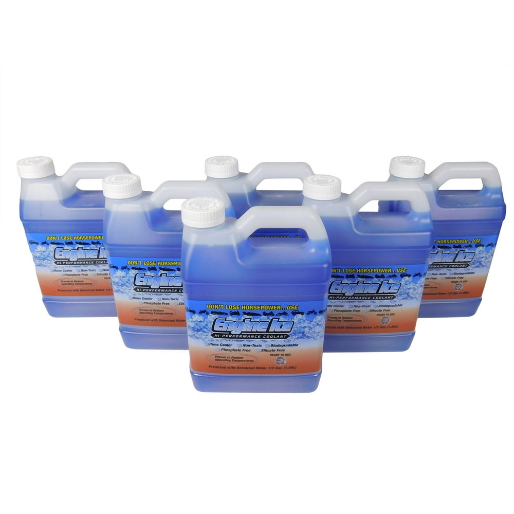 Engine Ice 1/2 Gal HiPerformance NonToxic TYDS008 Coolant 64oz 6