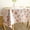 B, variant on Tablecloth, Vintage Floral PVC Tablecloth - Waterproof Oilproof Plastic Table Cover For Kitchen Dining Table Desk Coffee Table With Lace Patterns Clean Tablecloth