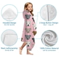 thumbnail image 7 of Pit Bull Terrier Hooded Bath Towel，60"x35" for Ages 3 To 12 Kids, Quick Dry Lightweight Soft Microfiber Hood Beach Towel Cover Up for Kids, 7 of 7
