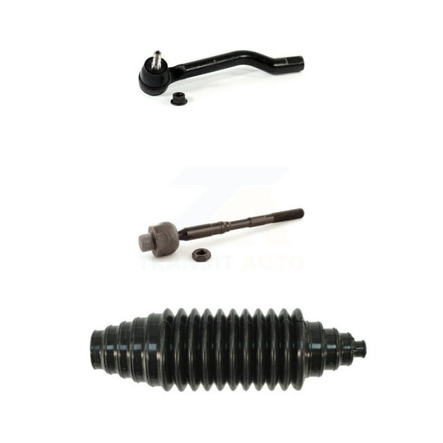 Transit Auto Front Left (Driver Side) Steering Tie Rod End & Boot Kit for Car 2014 Nissan Rogue KTB-100543
