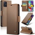 thumbnail image 1 of CaseMe Funda de Cuero para Samsung Galaxy A51 4G con Bloqueo RFID, para Samsung Galaxy A51 4G Funda para Mujer Hombre Tarjetero Cierre Magnético Funda Tipo Folio para Samsung Galaxy A51 4G, 1 of 11