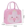 thumbnail image 3 of YAOMOBB Lunch Box Bag Thermal Lunch Box Container Portable Fridge Waterproof Lunch Box Tote Cooler Pouch Handle Zipper Closure, 3 of 7