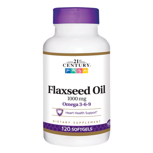 21st Century Flaxseed Oil 1000 mg 120 Softgels
