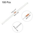 thumbnail image 2 of Uxcell 100pcs 20K Ohm NTC Thermistors Resistors, MF58 3950B 1% Thermistor Temperature Sensors, 2 of 6