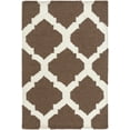 thumbnail image 5 of Hauteloom Hosford Wool Living Room, Bedroom Area Rug - Transitional - Dark Red, Tan - 9' x 13', 5 of 6