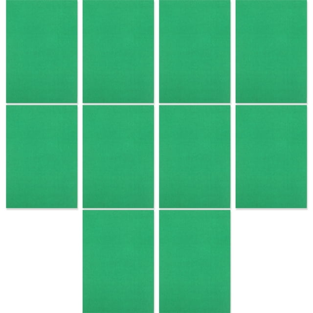 10 cartulinas verdes, cartulina de colores, tamaño A4, papel cartulina verde oscuro para hacer tarjetas, manualidades, álbumes de recortes, decoraciones para fiestas, útiles escolares para niños
