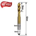 thumbnail image 1 of 1Pcs Vis de Robinet Hss Filetage Spirale Métrique Perceuses de Robinet Haute Vitesse Acier Robinet à Main, 1 of 2
