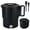 BLACK, variant on Foldable Electric Kettle, 900ml Collapsible Kettle, 110‑220V Dual Voltage Fast Boiling Water Boiler with Auto Shut‑Off & Boil‑Dry Protection, Portable Mini Hot Pot for Travel Camping Hotel
