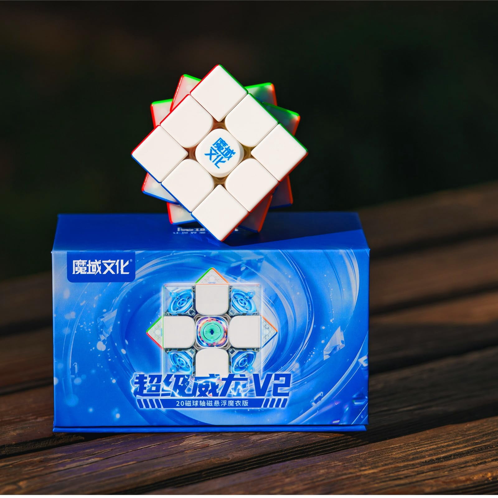 Cuberspeed Moyu Clover Cube 3x3 Stickerless Speed Cube | Unique Shape, Smooth Turning Puzzle