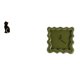 thumbnail image 1 of Figura de animal de resina para entrada, sala de estar, dormitorio, con reloj de pared cuadrado silencioso, decoración, regalo para baño, casa de camp, 1 of 8