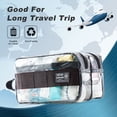 thumbnail image 3 of Neceser lo suficientemente rugoso y transparente para viajar con cremallera Y2K, 3 of 8
