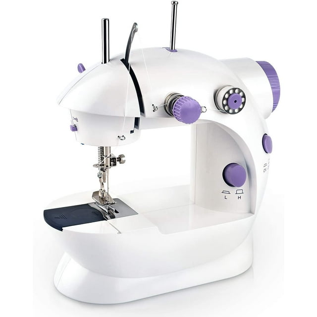 Mikewe Mini Portable Sewing Machine with Foot Pedal and Double Thread