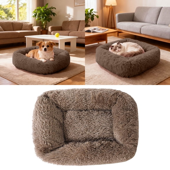 Pet Sitters Calming Cozy Bed for Cats and Dogs - Self-Warming Cushion Soft Cushion Machine Washable Indoor Outdoor Pet
